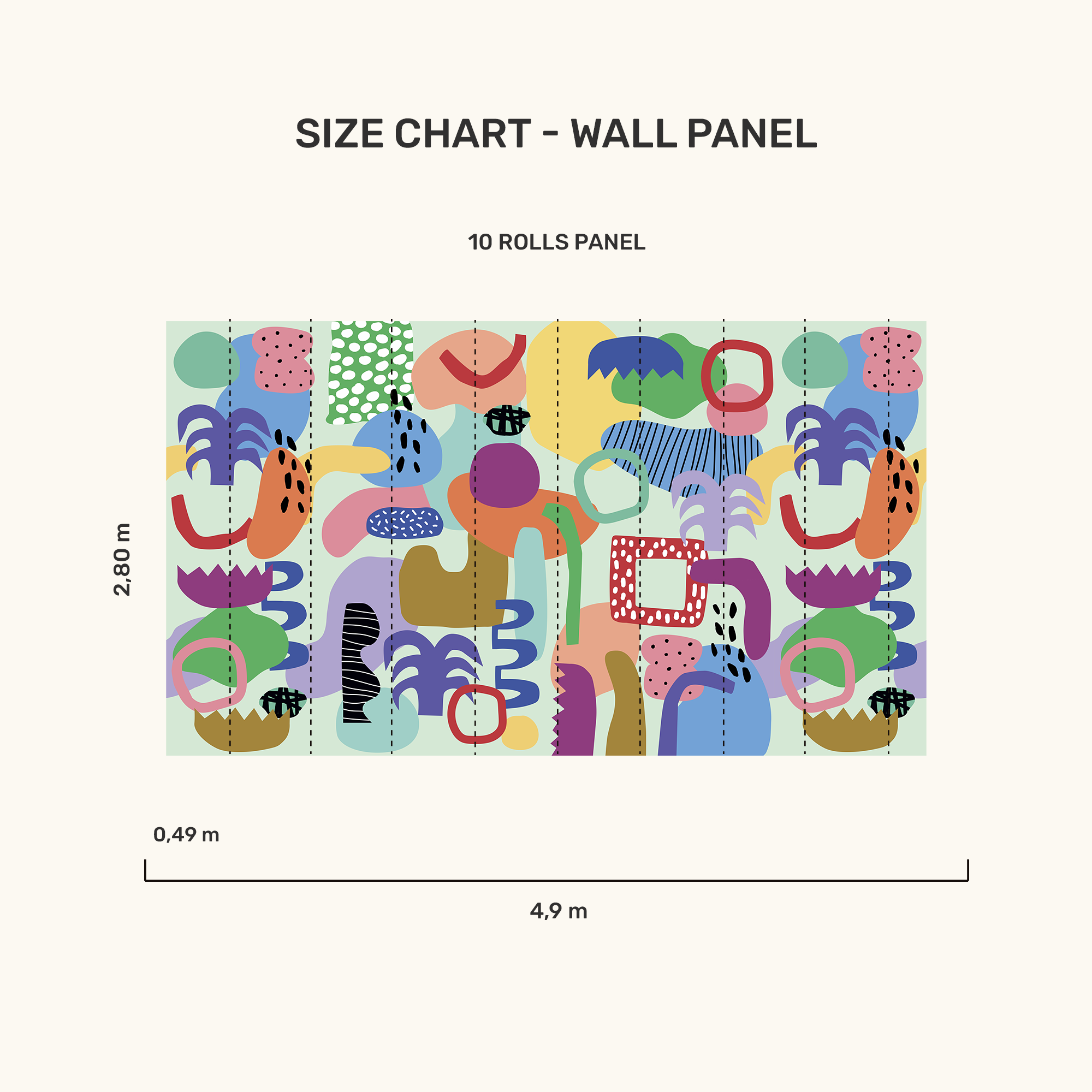 Wall Panel - Colorful Dreams