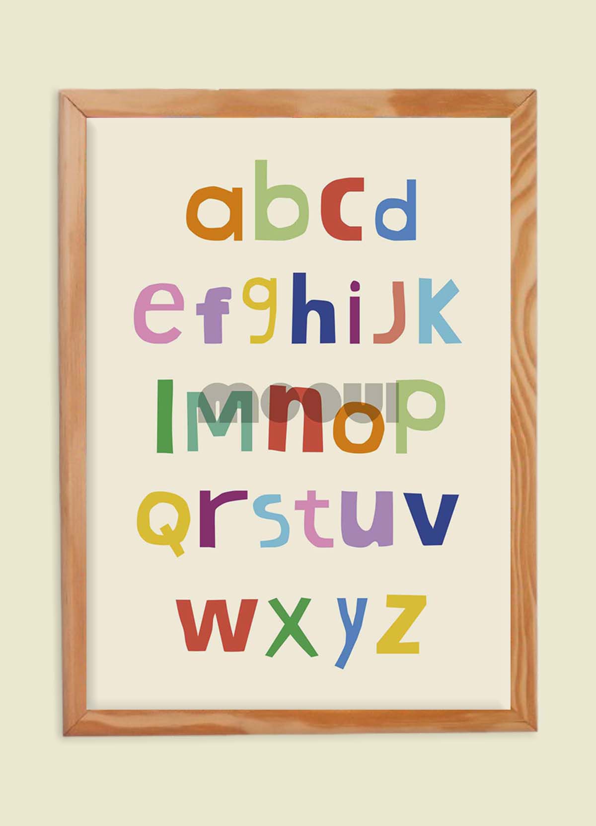 Children's Poster - Alphabet - MOOUI Barcelona