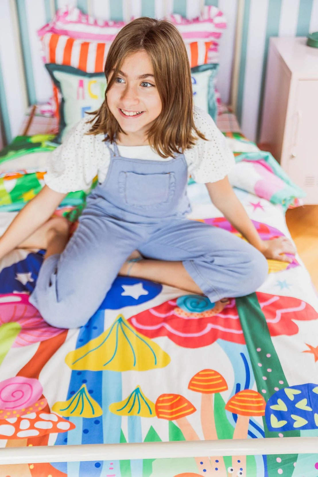 Duvet Cover Mushroom Forest Single - MOOUI Barcelona