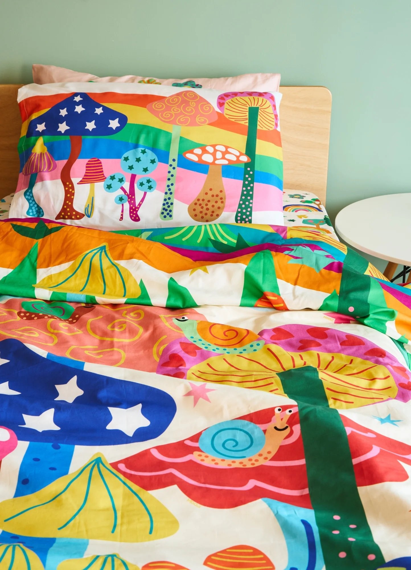 Duvet Cover Mushroom Forest Single - MOOUI Barcelona