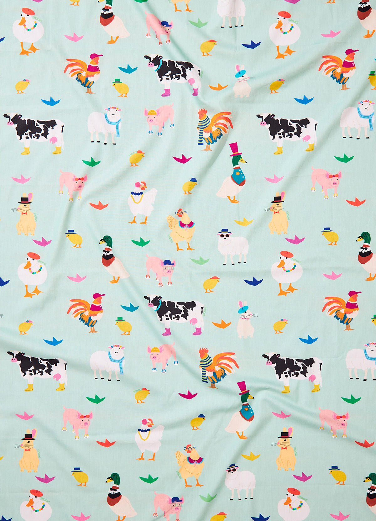 Flat Sheet - Farm Animals - MOOUI Barcelona
