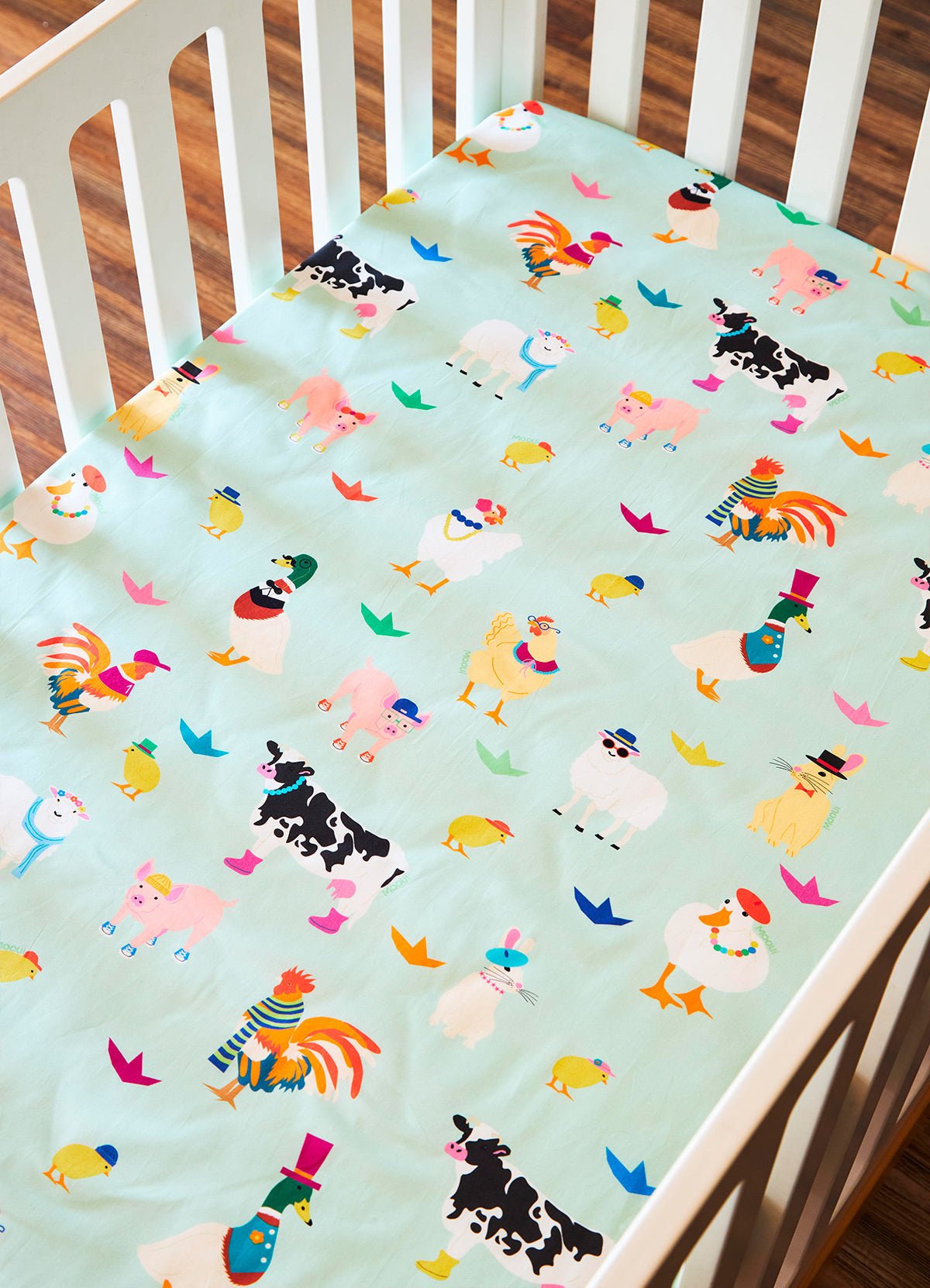 Flat Sheet - Farm Animals - MOOUI Barcelona