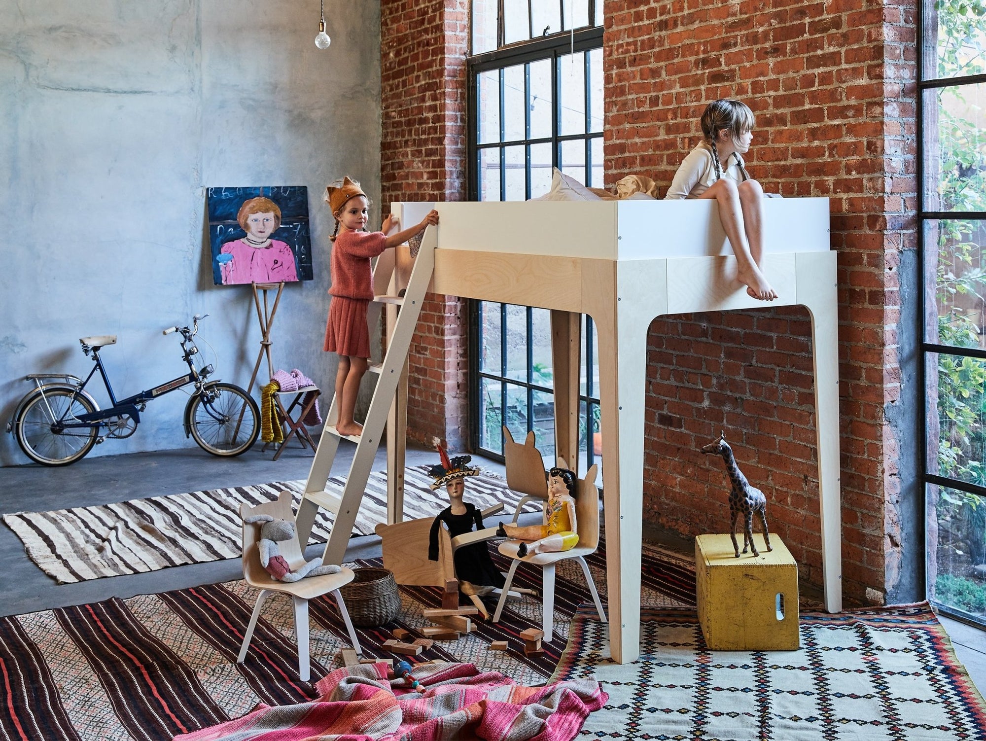 Oeuf Perch Twin Loft Bed - MOOUI Barcelona