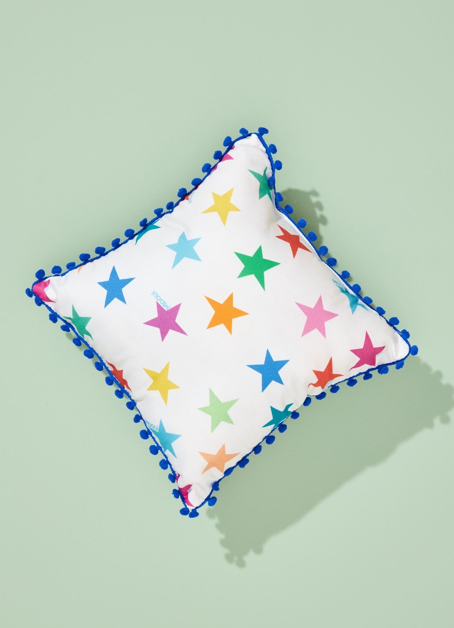 Pompom Cushion - Little Stars - MOOUI Barcelona