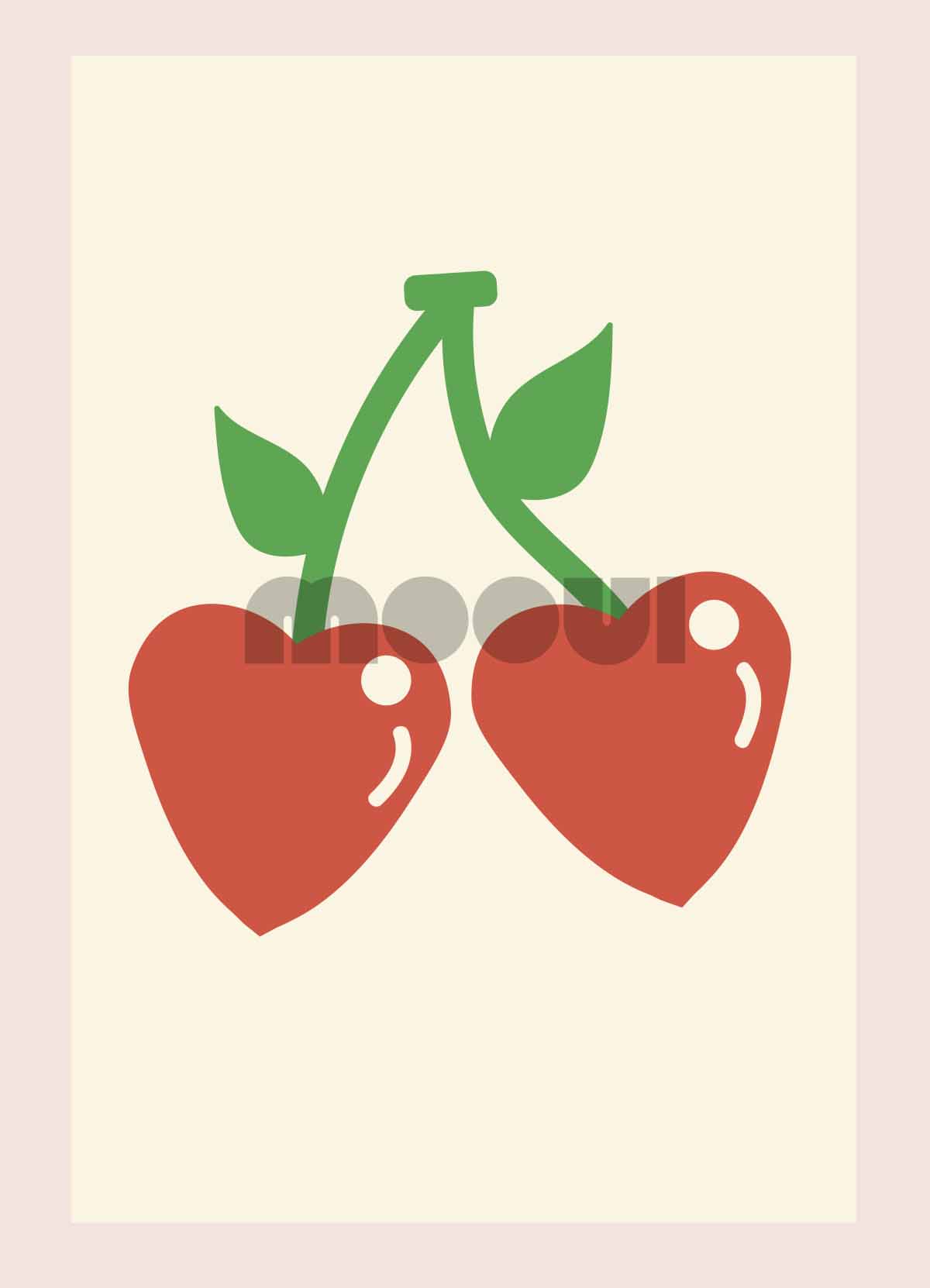 Poster - Cherry Love - MOOUI Barcelona