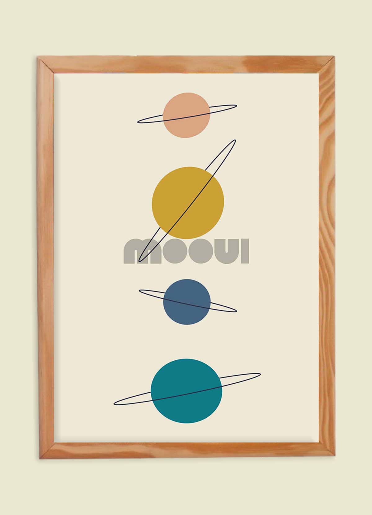 Poster - Cosmic Orbits - MOOUI Barcelona