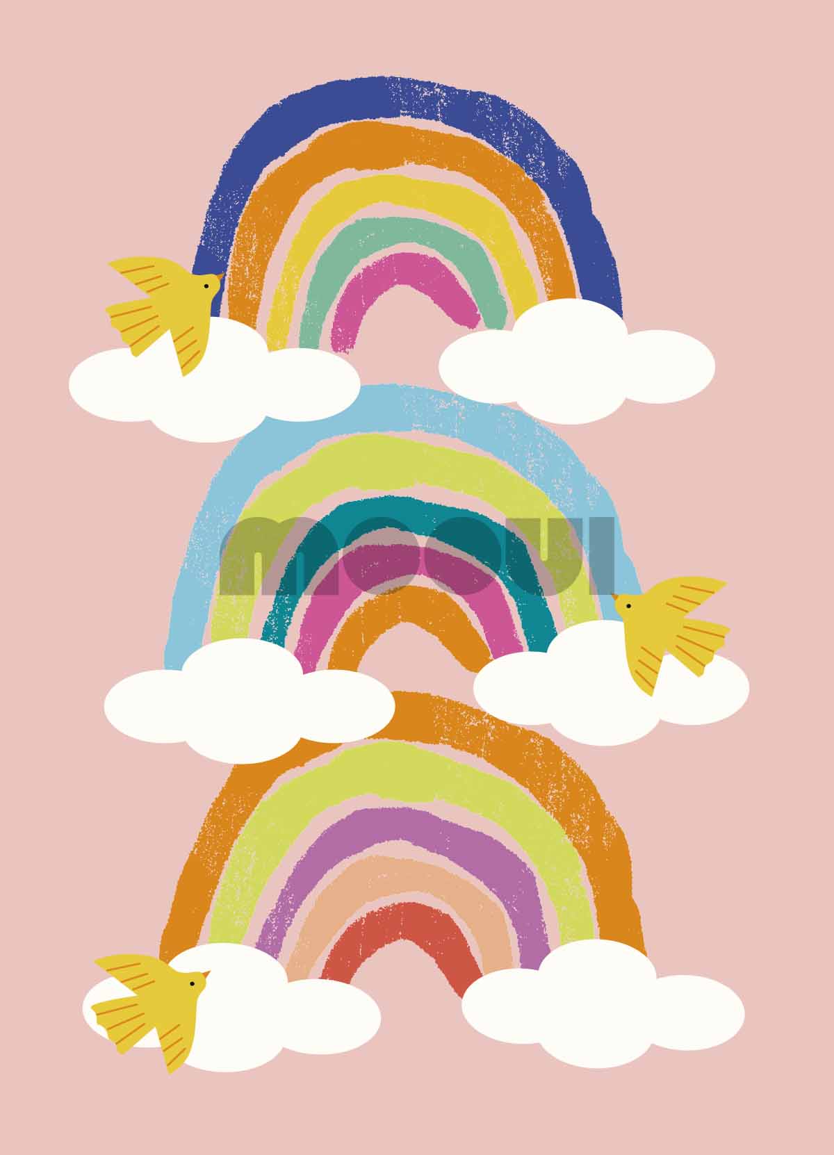 Poster - Dreamy Rainbow - MOOUI Barcelona