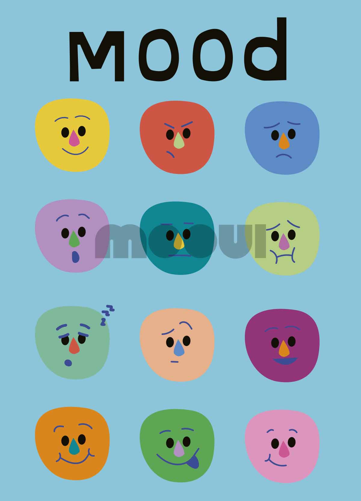 Poster - Emotions - MOOUI Barcelona