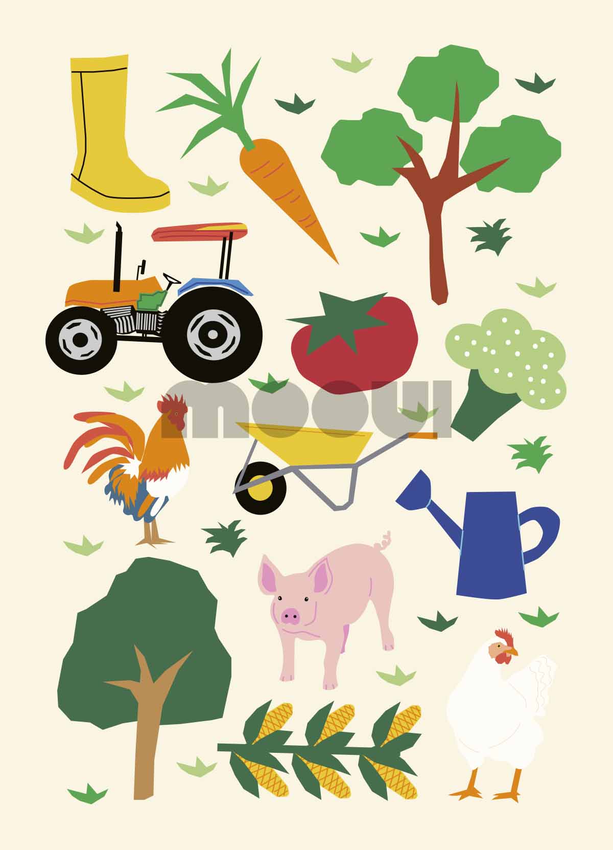 Poster - Farm Life - MOOUI Barcelona