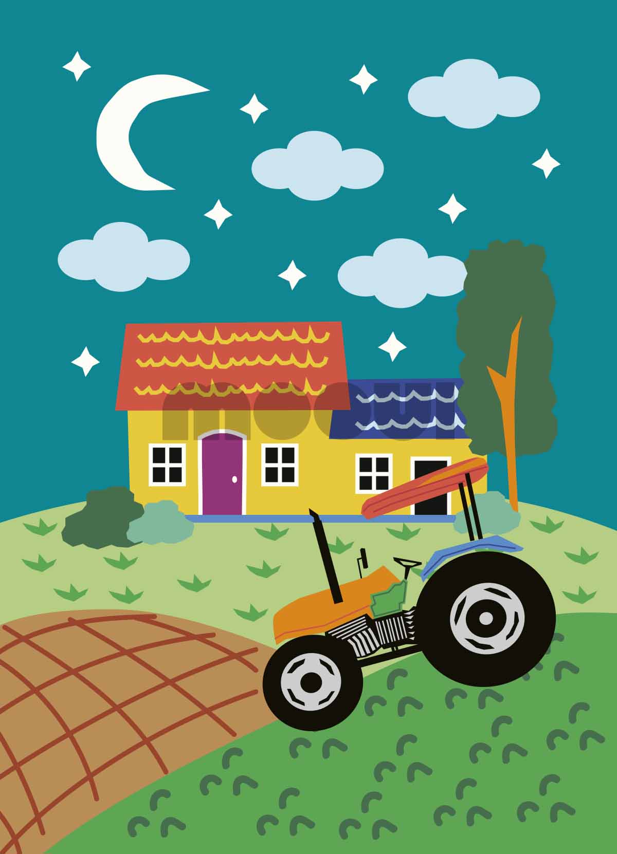 Poster - Life on a Farm - MOOUI Barcelona