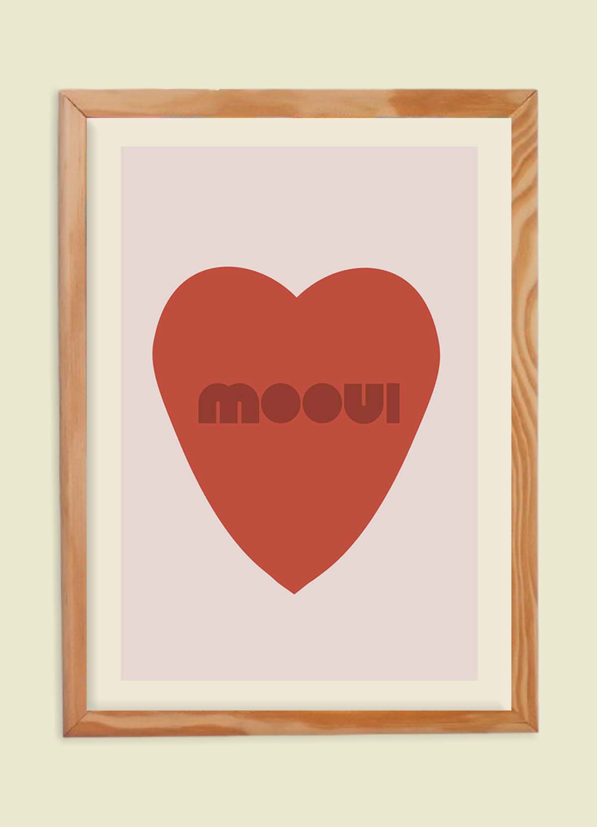 Poster - Loving Heart - MOOUI Barcelona