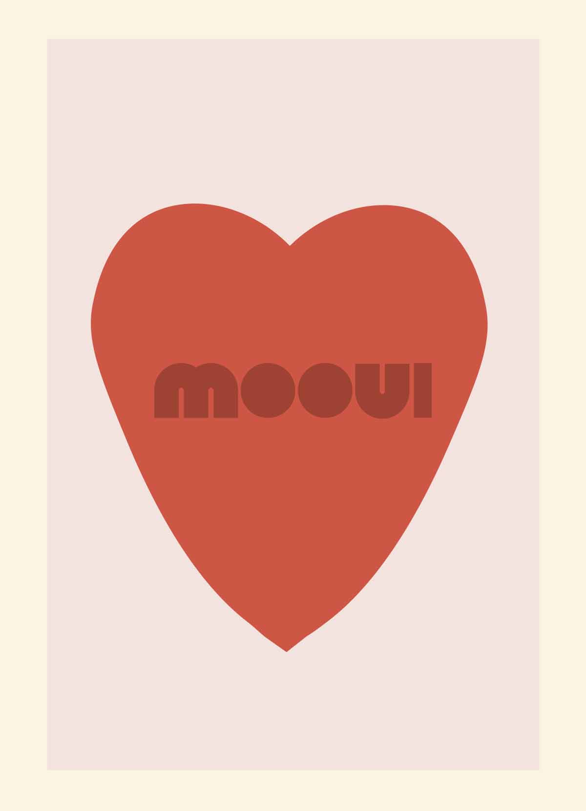 Poster - Loving Heart - MOOUI Barcelona