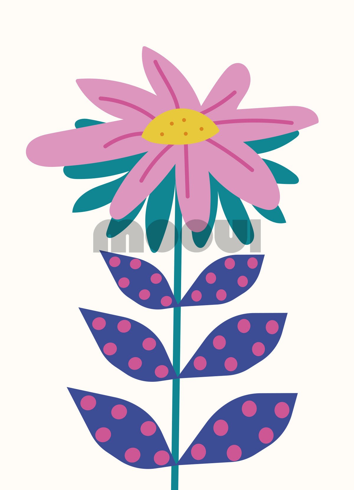 Poster - Lucky Flower - MOOUI Barcelona