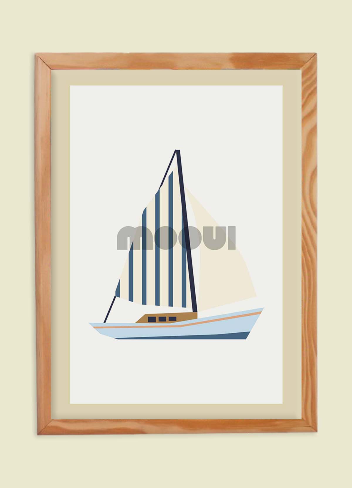 Poster - Paradise Sail - MOOUI Barcelona