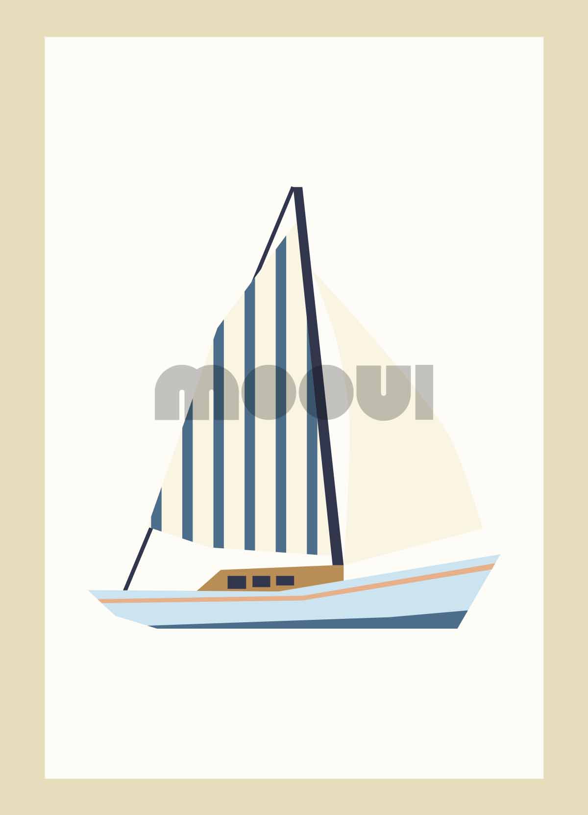 Poster - Paradise Sail - MOOUI Barcelona