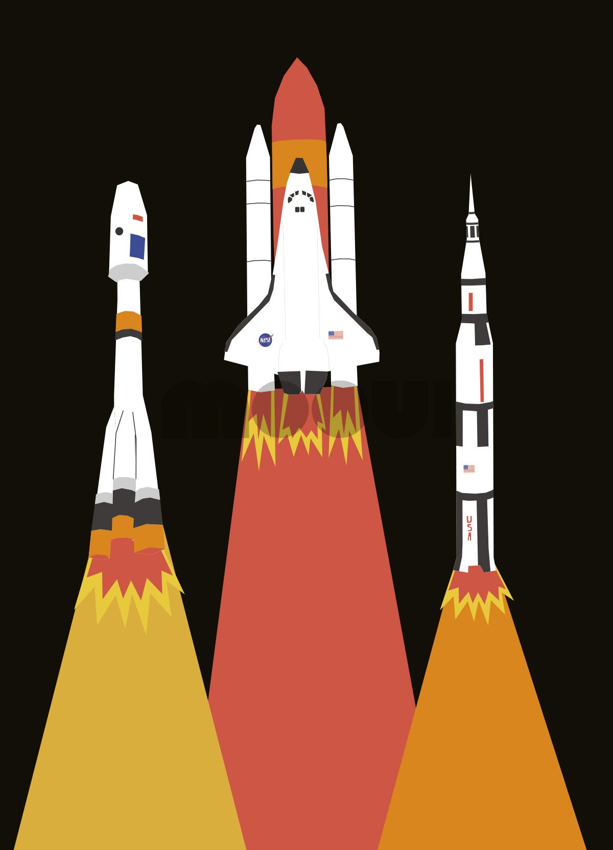 Poster - Rockets - MOOUI Barcelona
