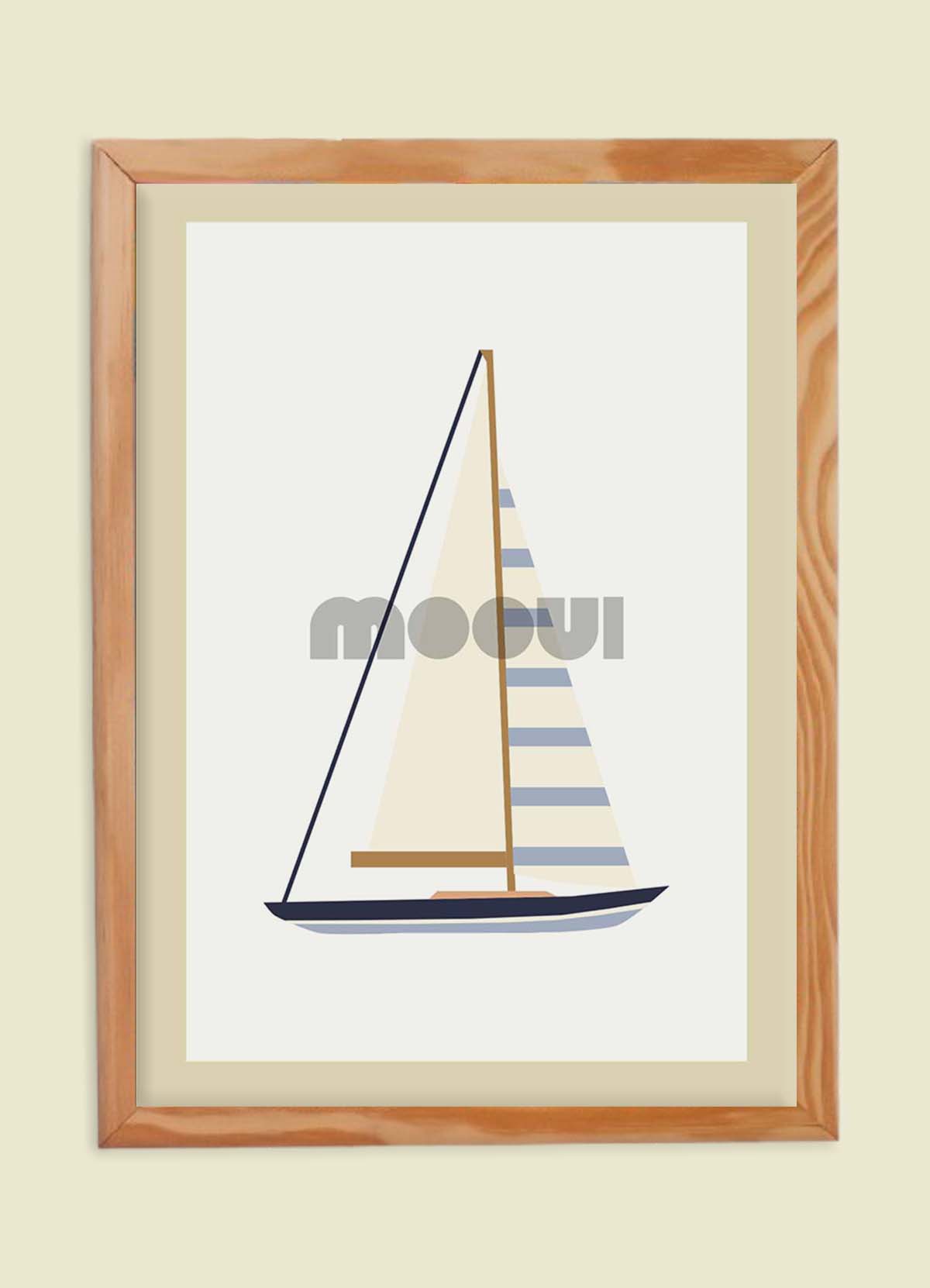 Poster - Serenity Sail - MOOUI Barcelona