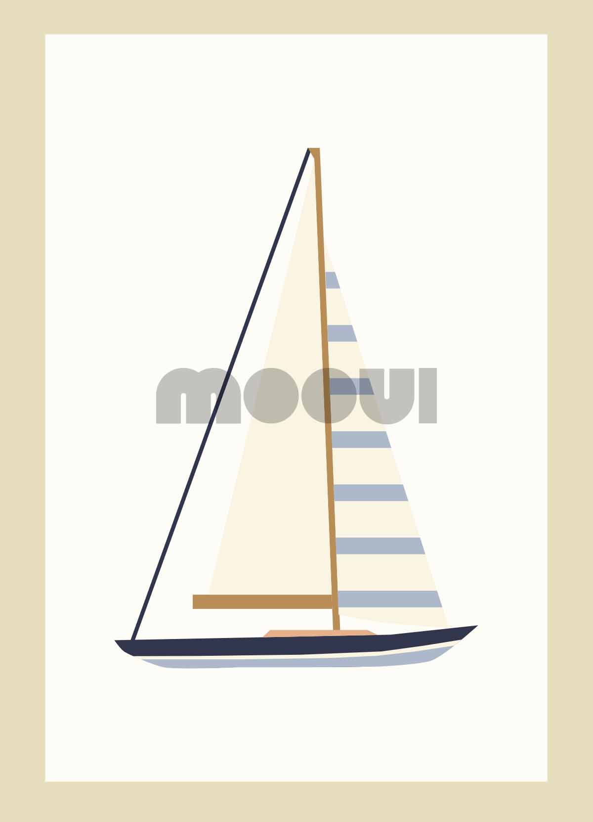 Poster - Serenity Sail - MOOUI Barcelona