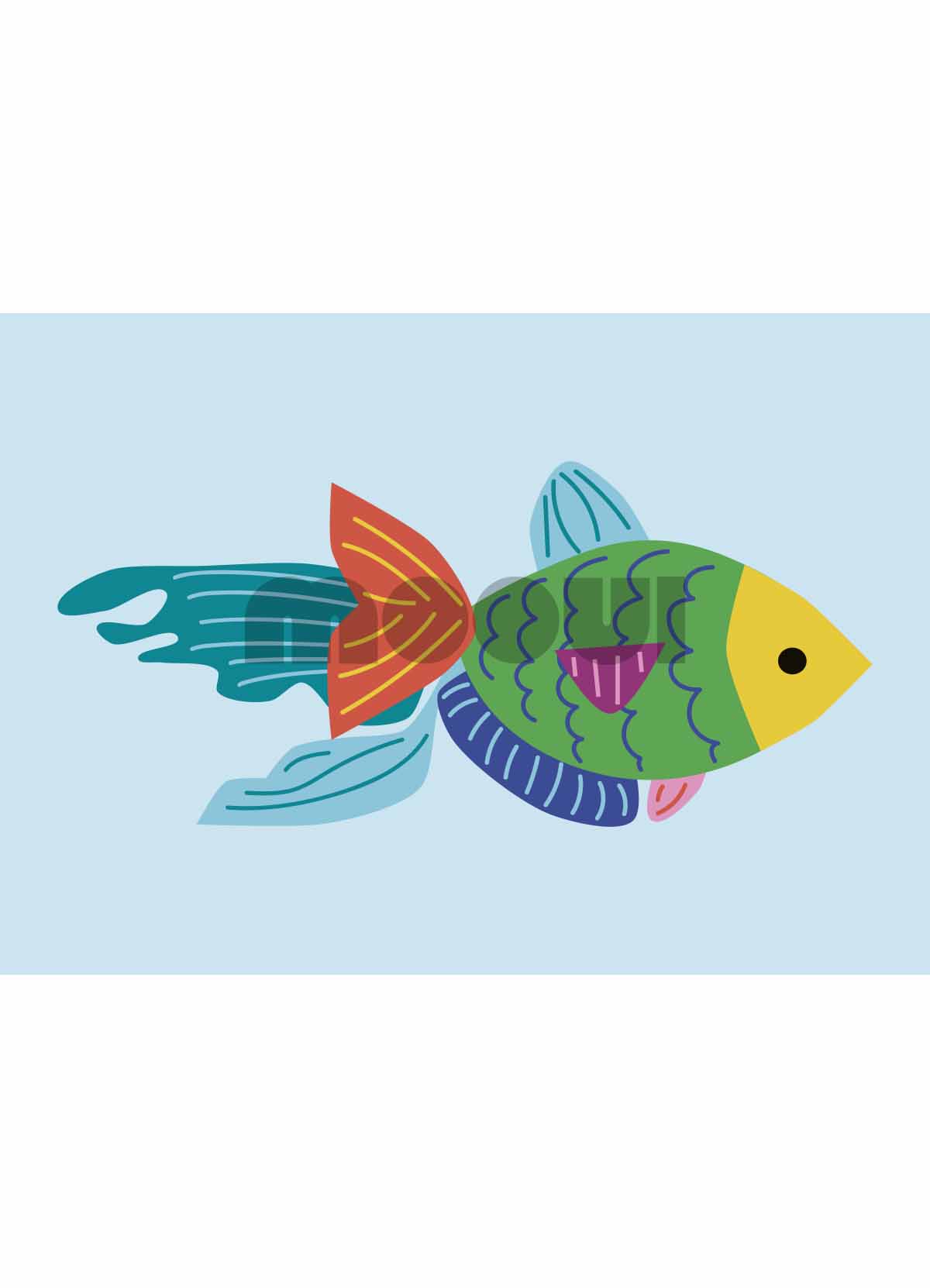 Poster - Tropical Fish - MOOUI Barcelona