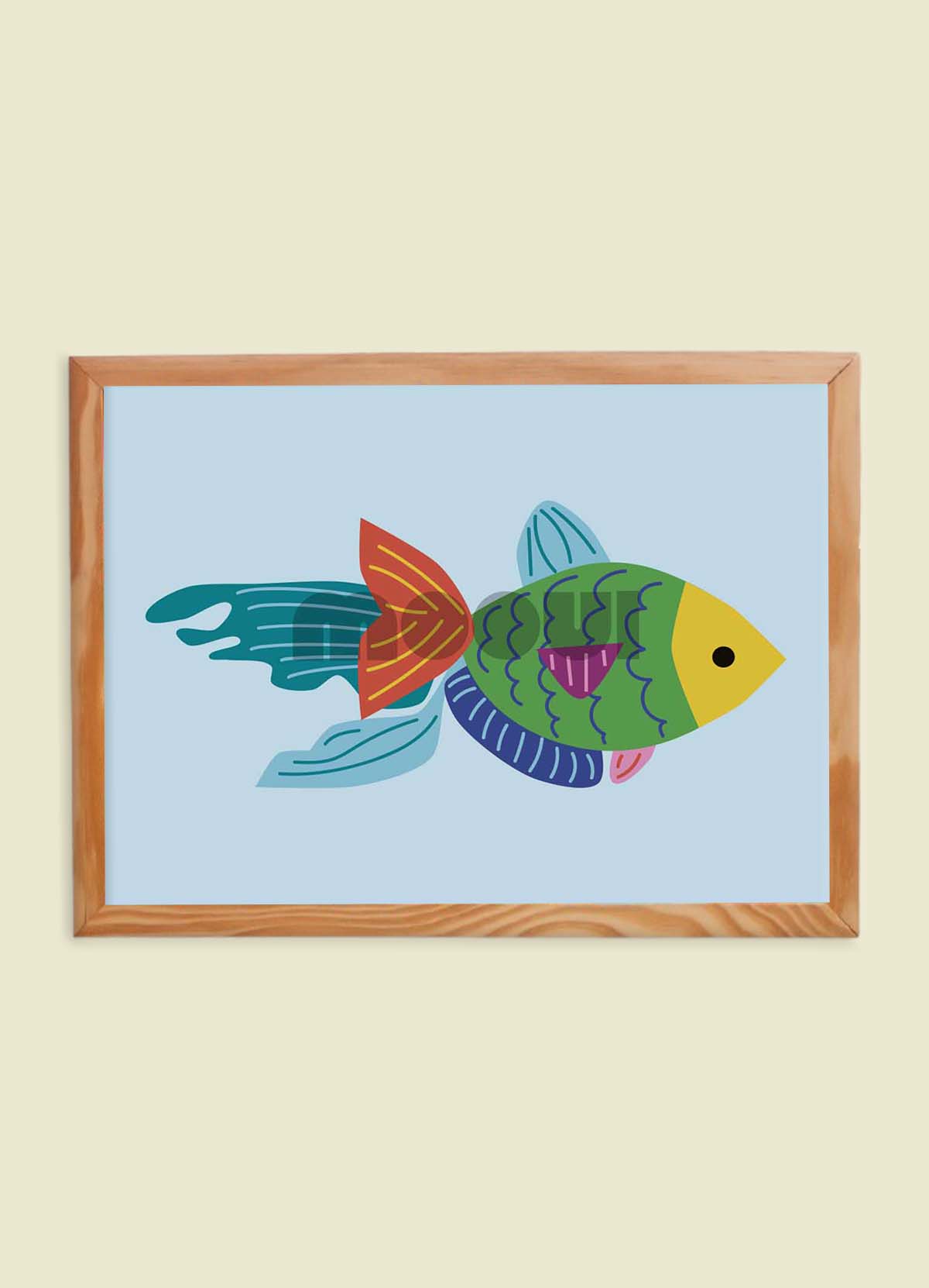Poster - Tropical Fish - MOOUI Barcelona