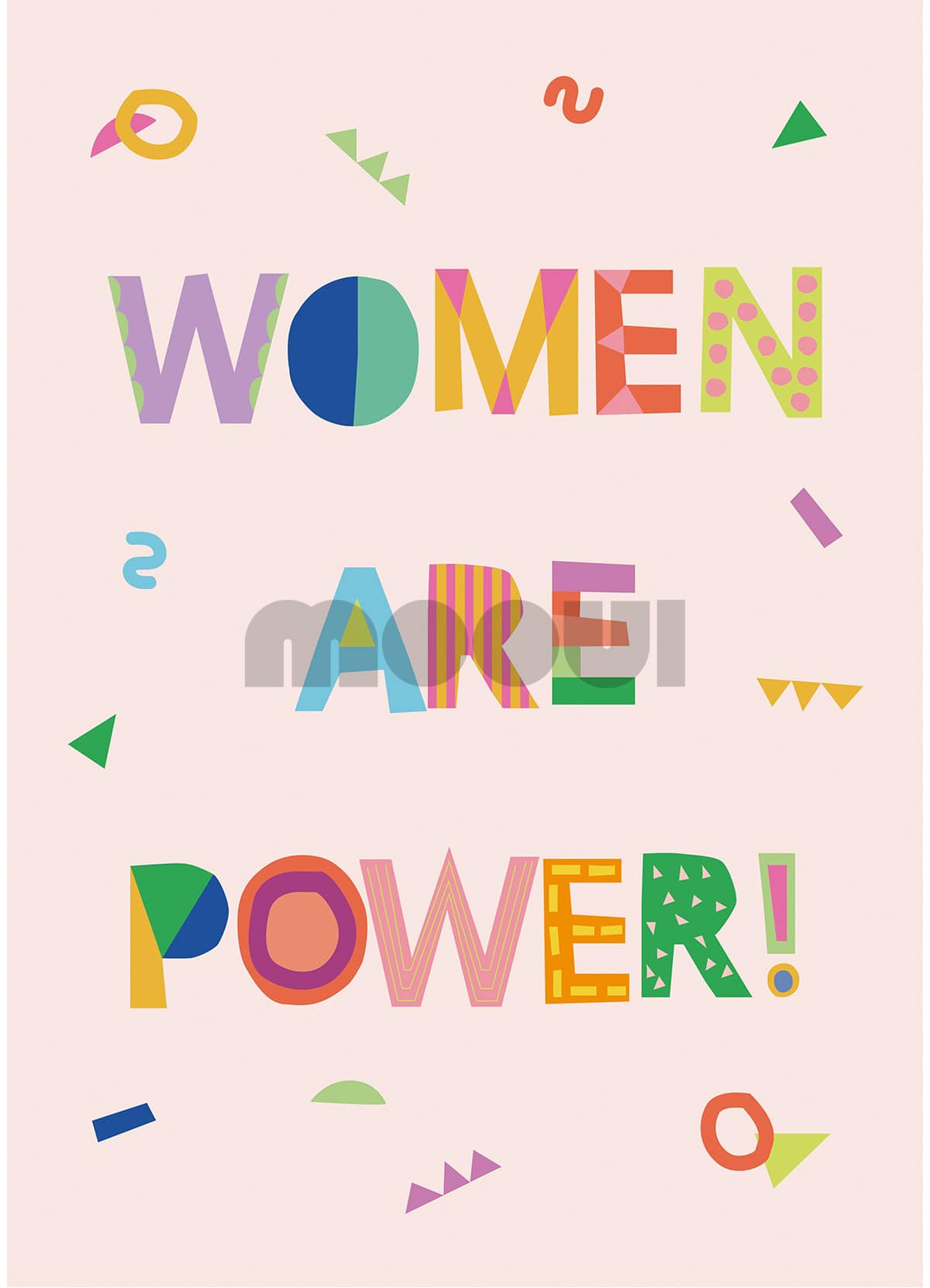 Poster - Women are Power - MOOUI Barcelona