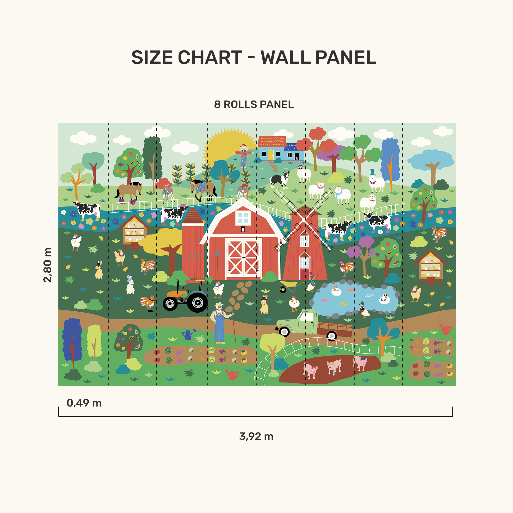 Wall Panel - Barnyard Bliss - MOOUI BRASIL SL