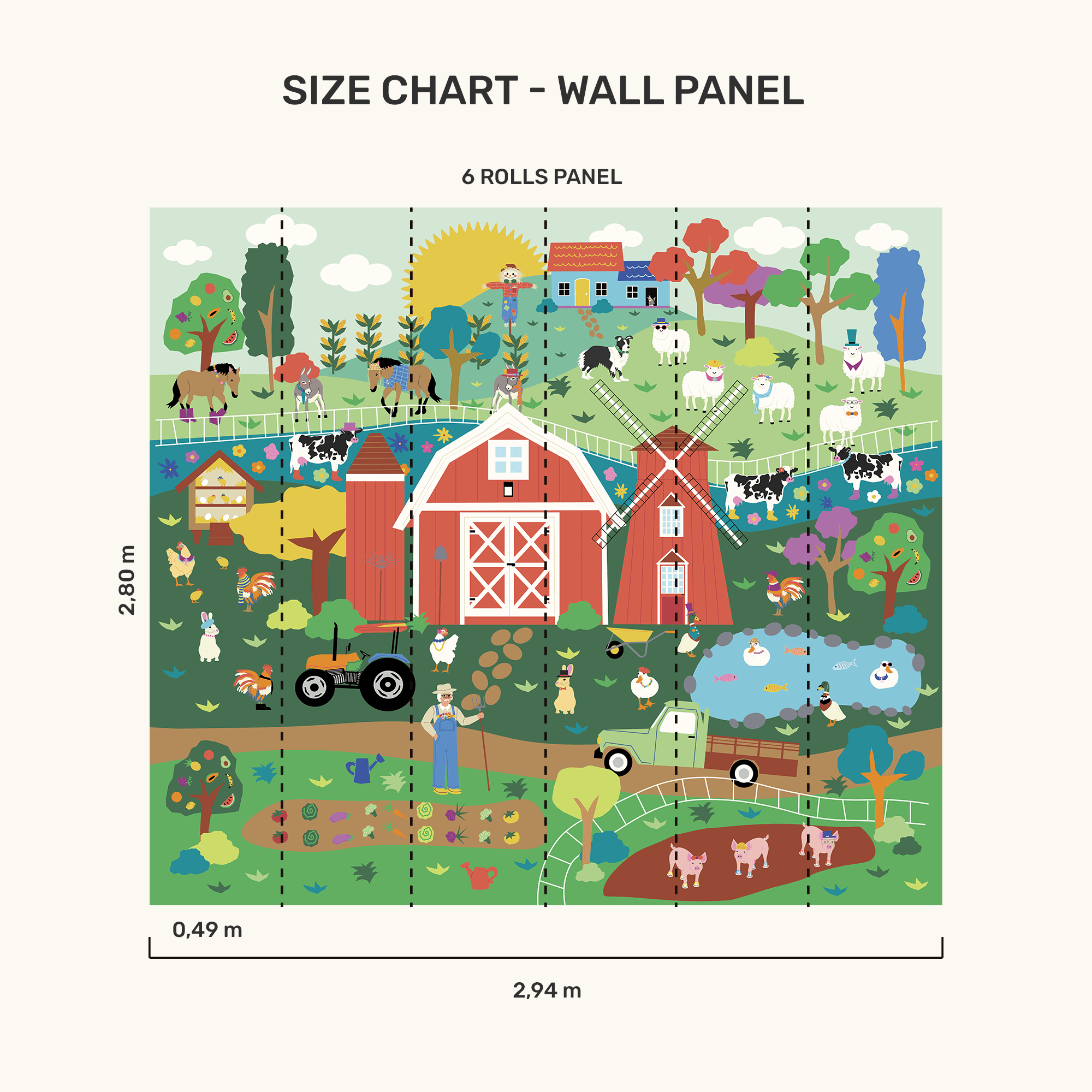Wall Panel - Barnyard Bliss - MOOUI BRASIL SL