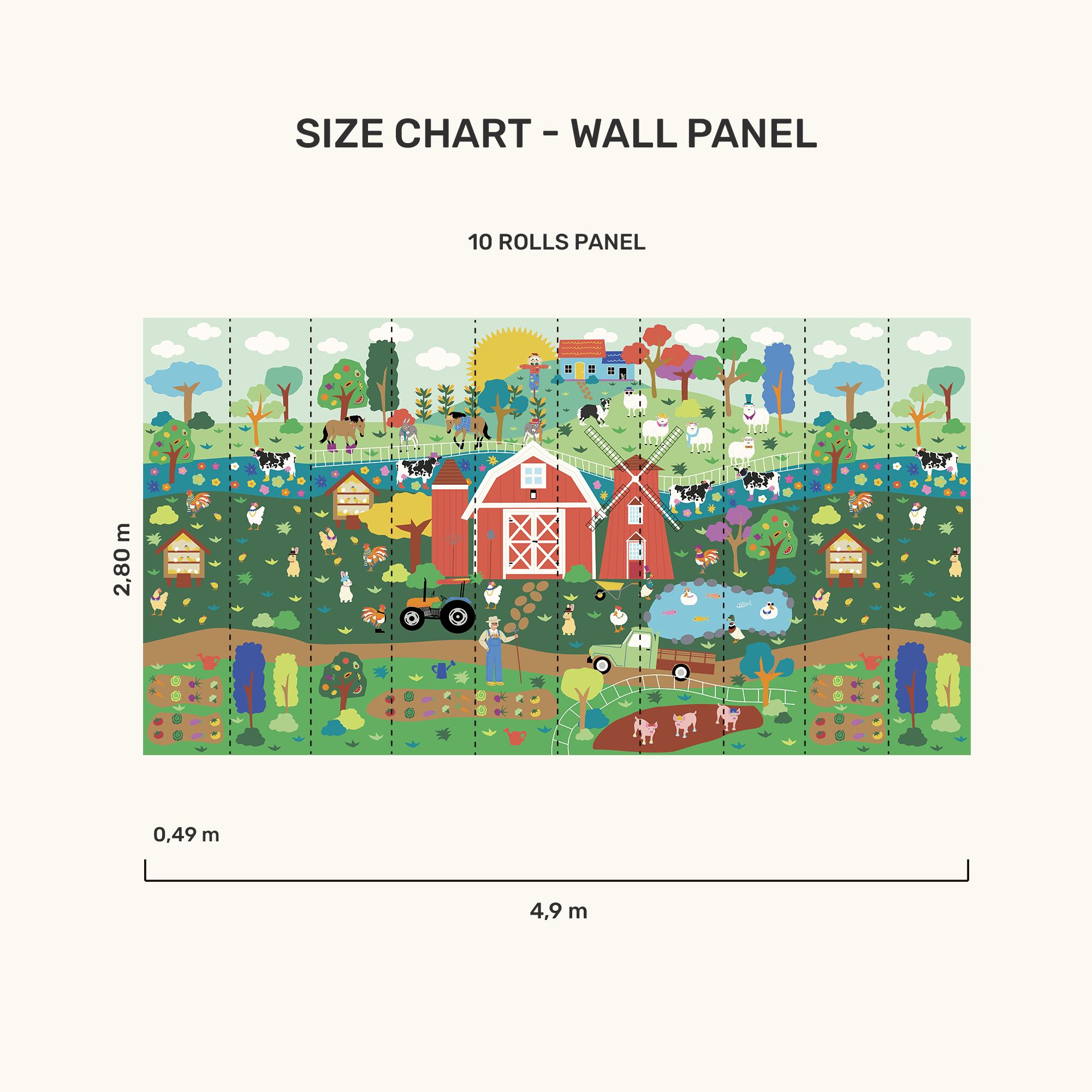 Wall Panel - Barnyard Bliss - MOOUI BRASIL SL