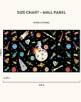Wall Panel - Black Space Race - MOOUI Barcelona