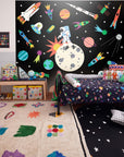 Wall Panel - Black Space Race - MOOUI Barcelona
