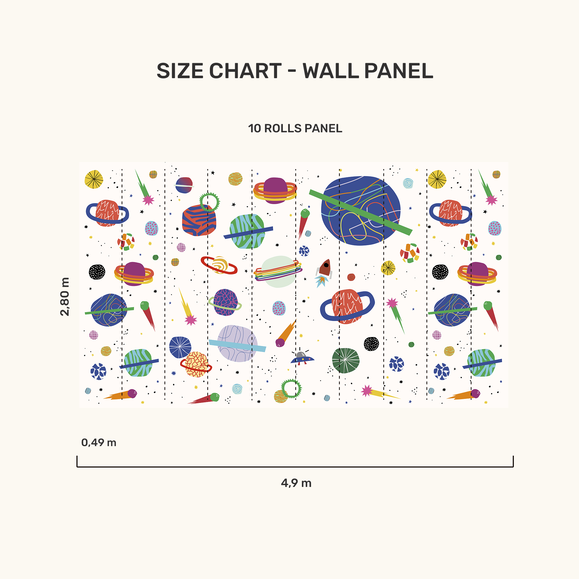 Wall Panel - Cosmos Off White - MOOUI BRASIL SL