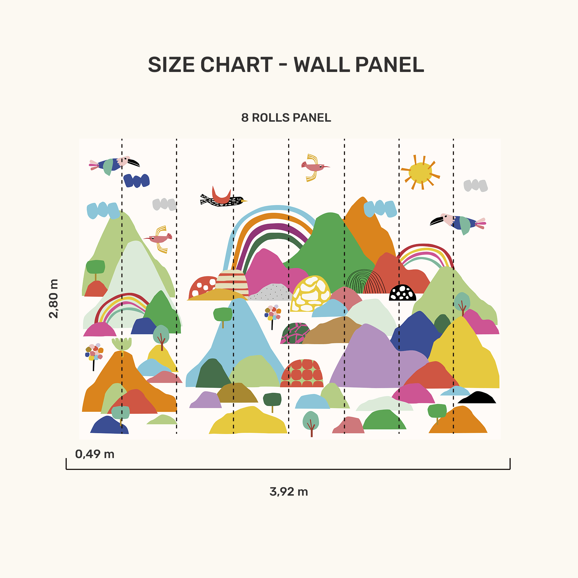 Wall Panel - Mountain Range - MOOUI BRASIL SL