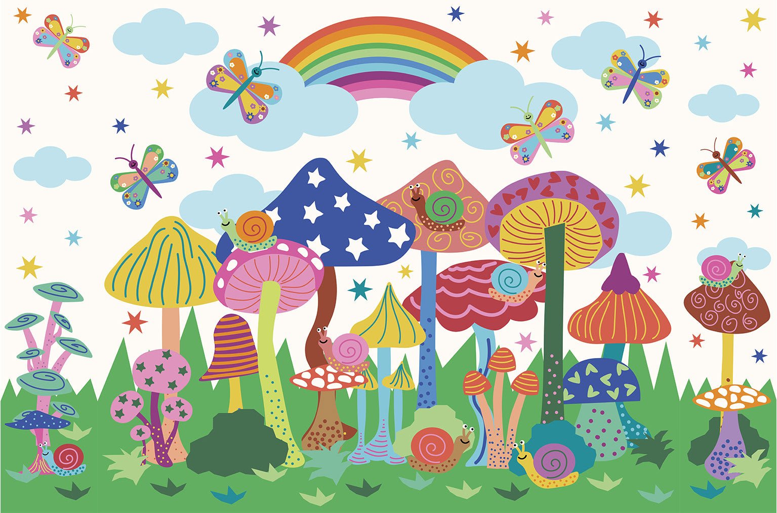 Wall Panel - Mushroom Forest - MOOUI BRASIL SL