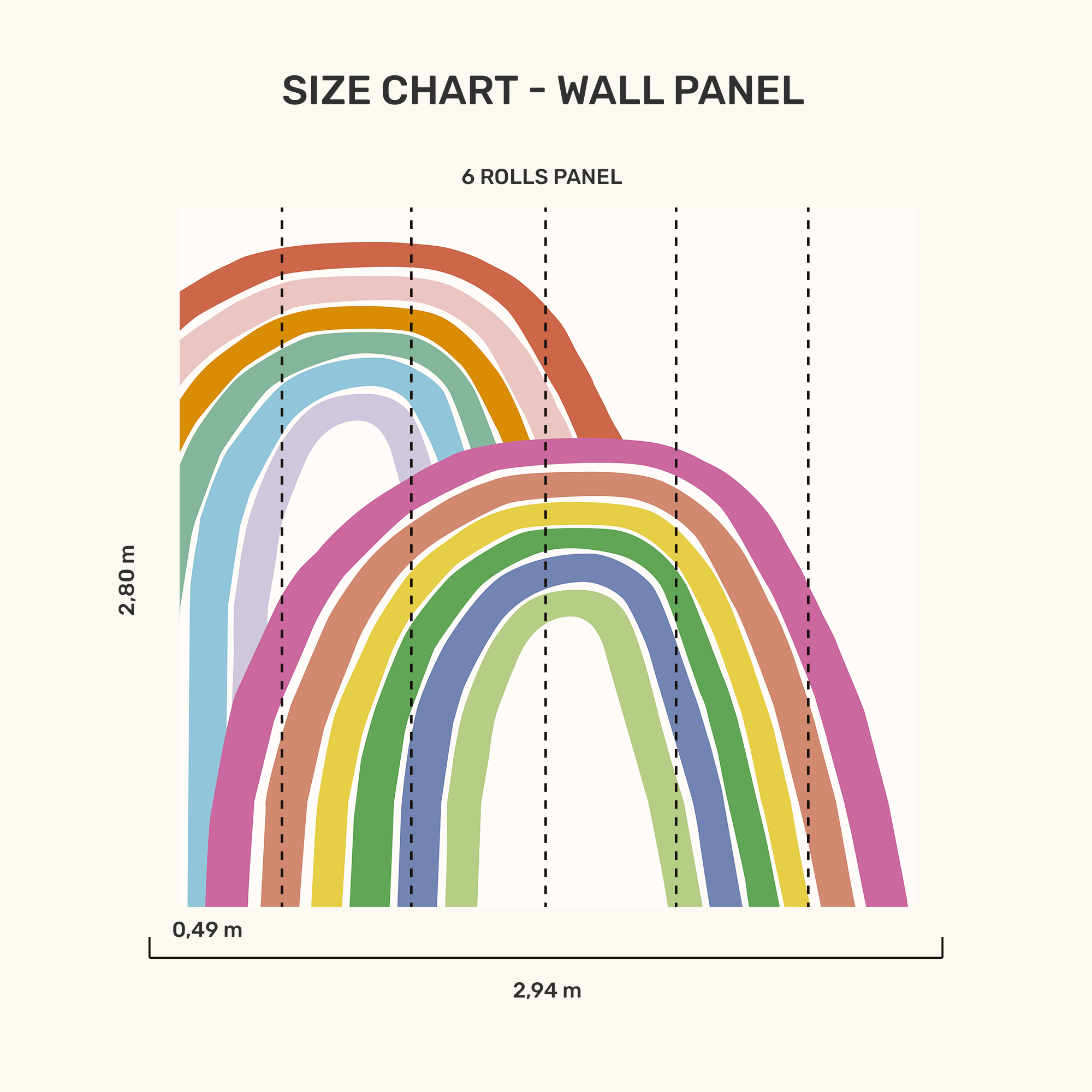 Wall Panel - Over the Rainbow - MOOUI BRASIL SL