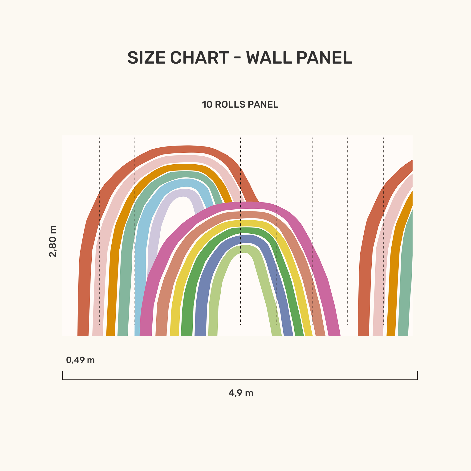 Wall Panel - Over the Rainbow - MOOUI BRASIL SL