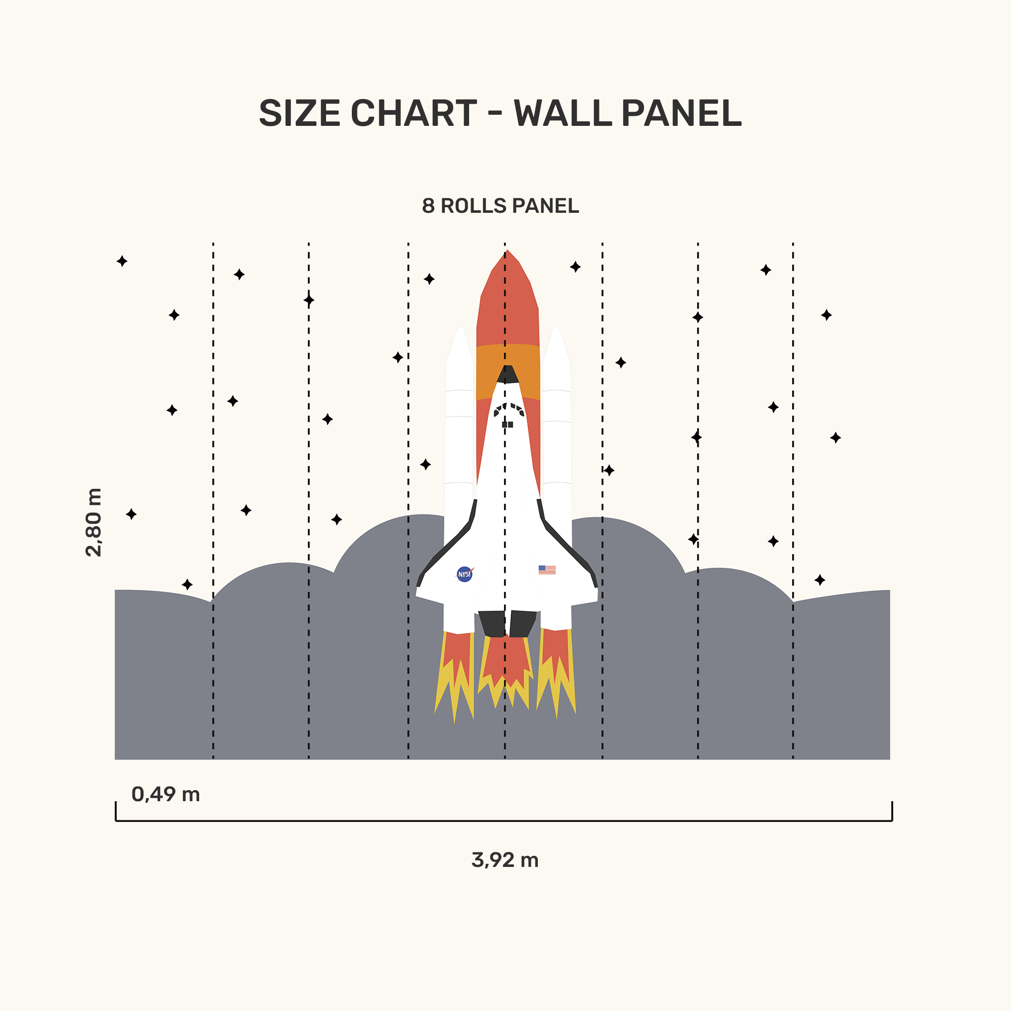 Wall Panel - Rocket - MOOUI Barcelona