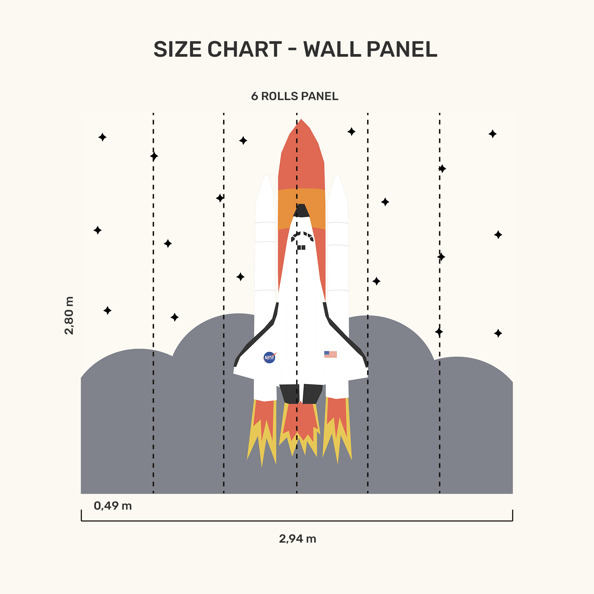 Wall Panel - Rocket - MOOUI Barcelona