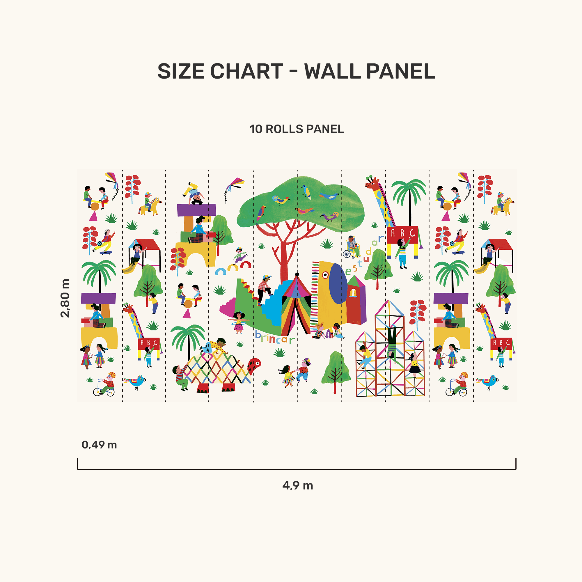 Wall Panel - Schoolyard - MOOUI BRASIL SL