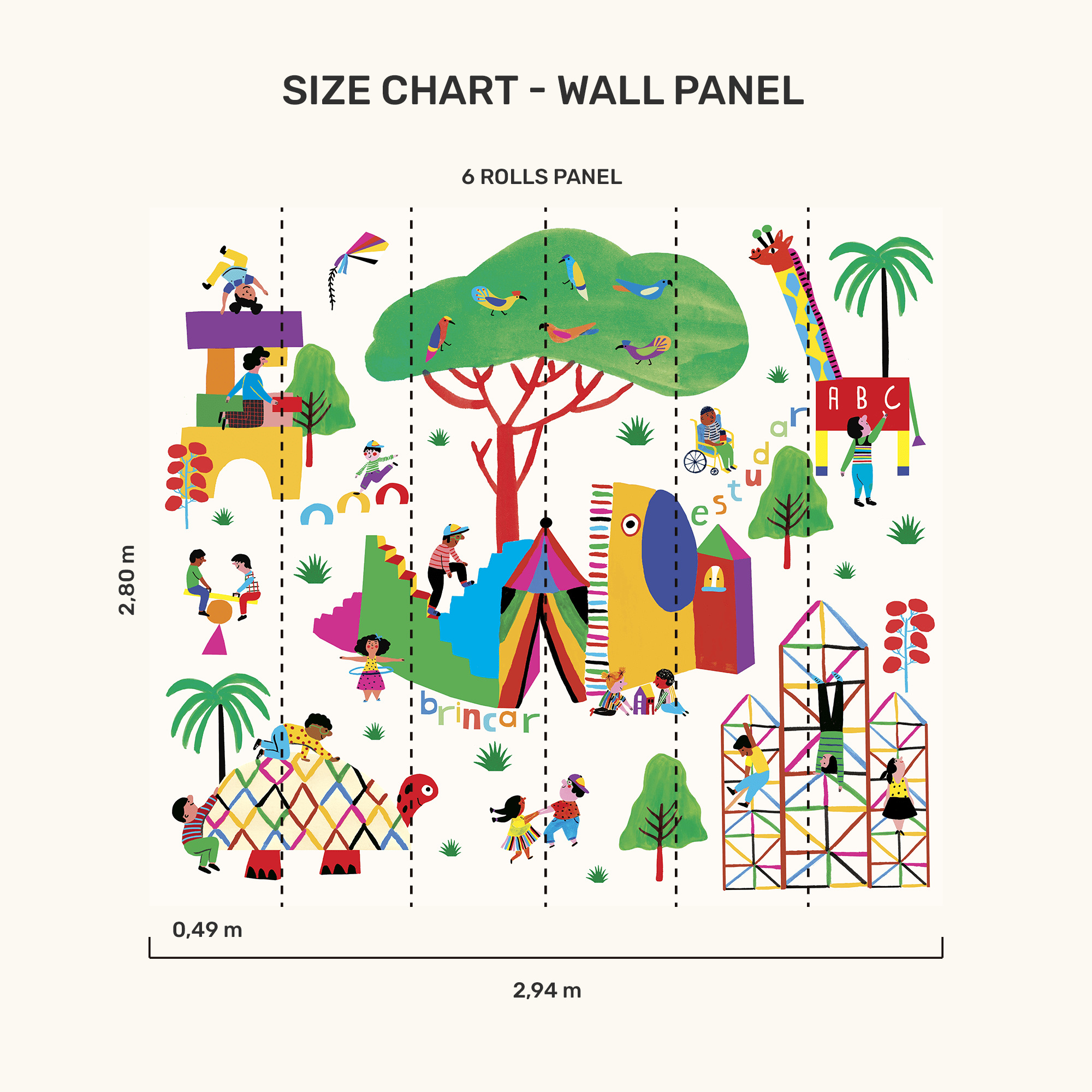 Wall Panel - Schoolyard - MOOUI BRASIL SL