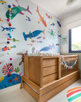 Wall Panel - Sharks Underwater - MOOUI Barcelona