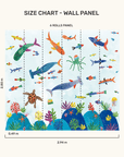 Wall Panel - Sharks Underwater - MOOUI Barcelona