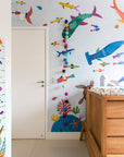 Wall Panel - Sharks Underwater - MOOUI Barcelona