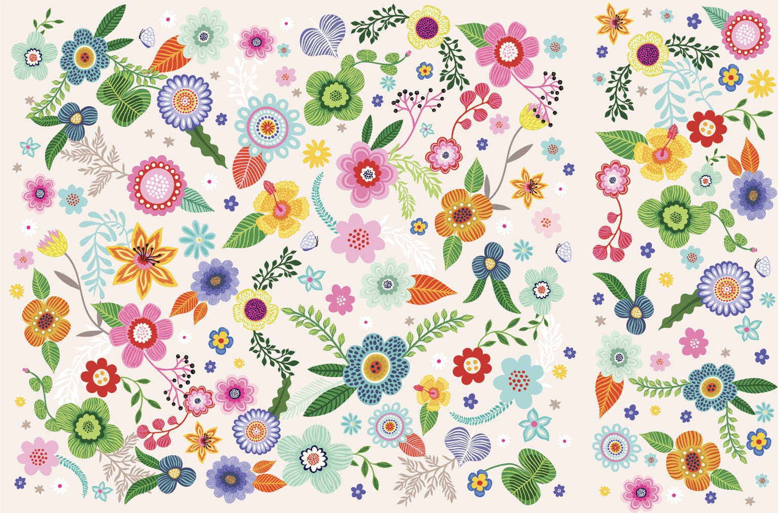 Wall Panel - Spring Flowers - MOOUI BRASIL SL