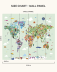 Wall Panel - World Map - MOOUI Barcelona