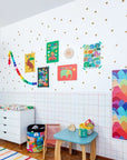 Wallpaper - Colored Grid - MOOUI Barcelona