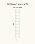 Wallpaper - Double Grid Green - MOOUI Barcelona