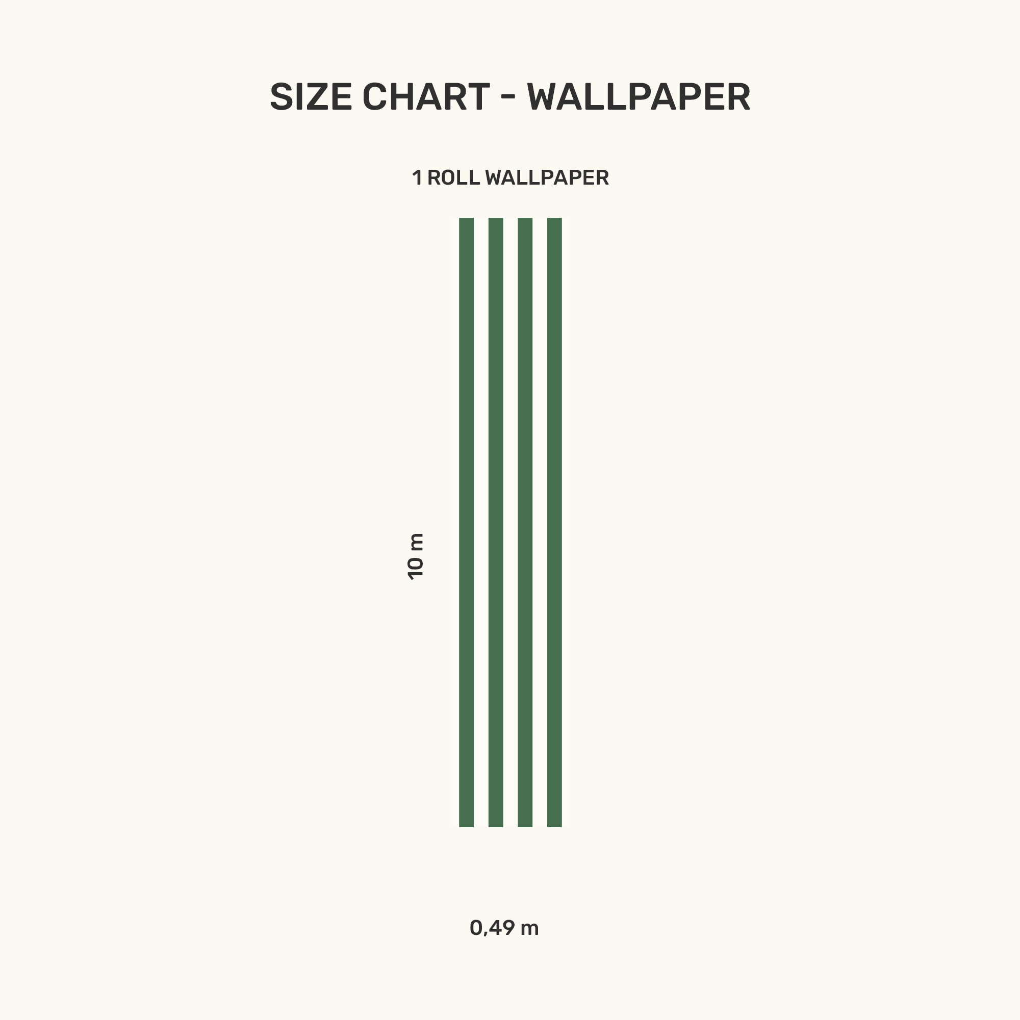 Wallpaper - Green Stripes - MOOUI Barcelona