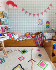Wallpaper - Mint Harlequin - MOOUI Barcelona