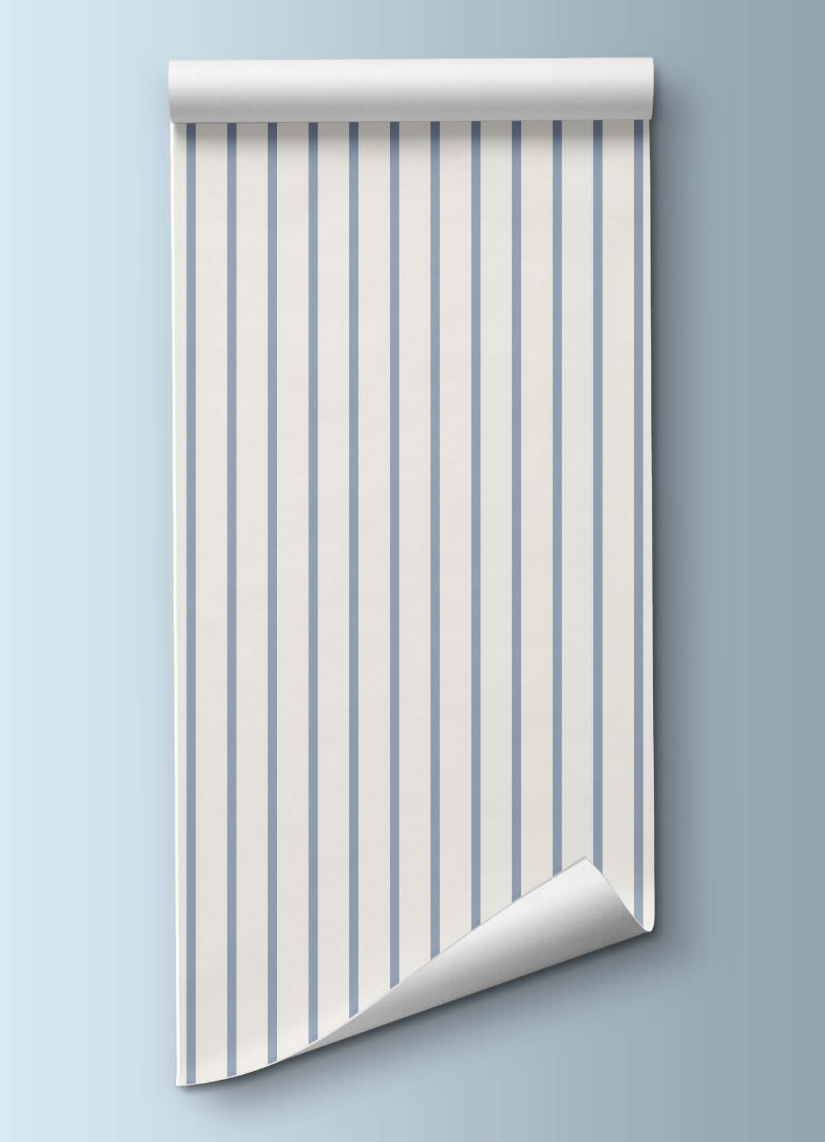 Wallpaper - Thin Blue Sea Stripes - MOOUI BRASIL SL