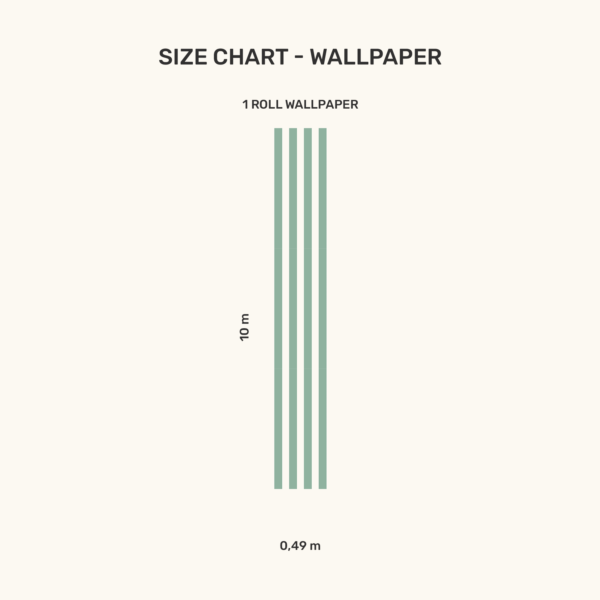 Wallpaper - Thin Meadow Stripes - MOOUI BRASIL SL